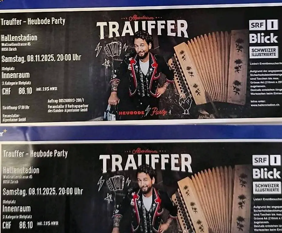 Trauffer Heubode Party Sa 08. Nov. 25