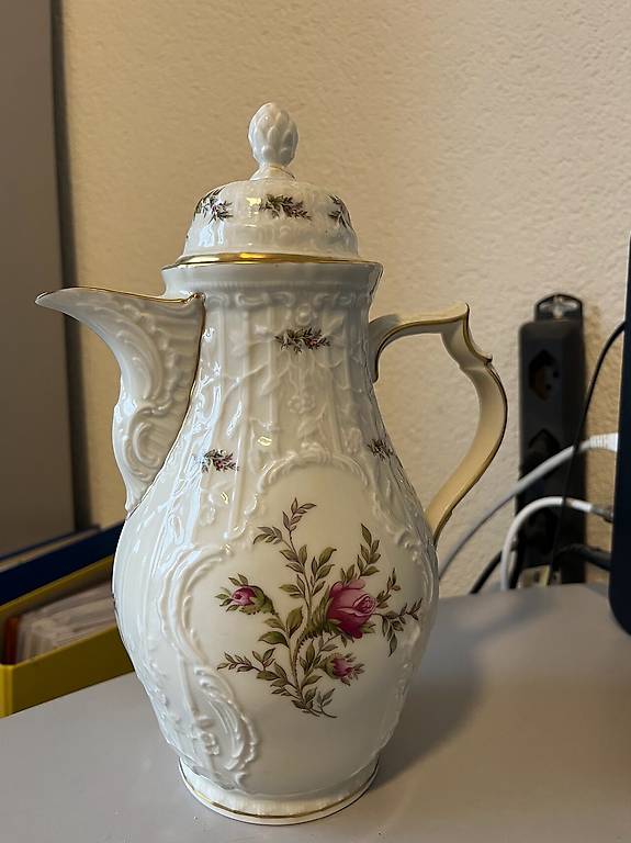 Kaffeekanne Rosenthal Moosrose