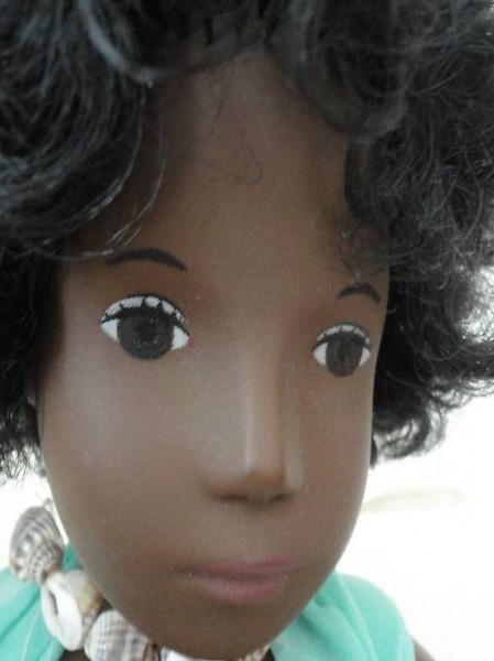  Sasha Puppe, schwarz, Afrikanerin,