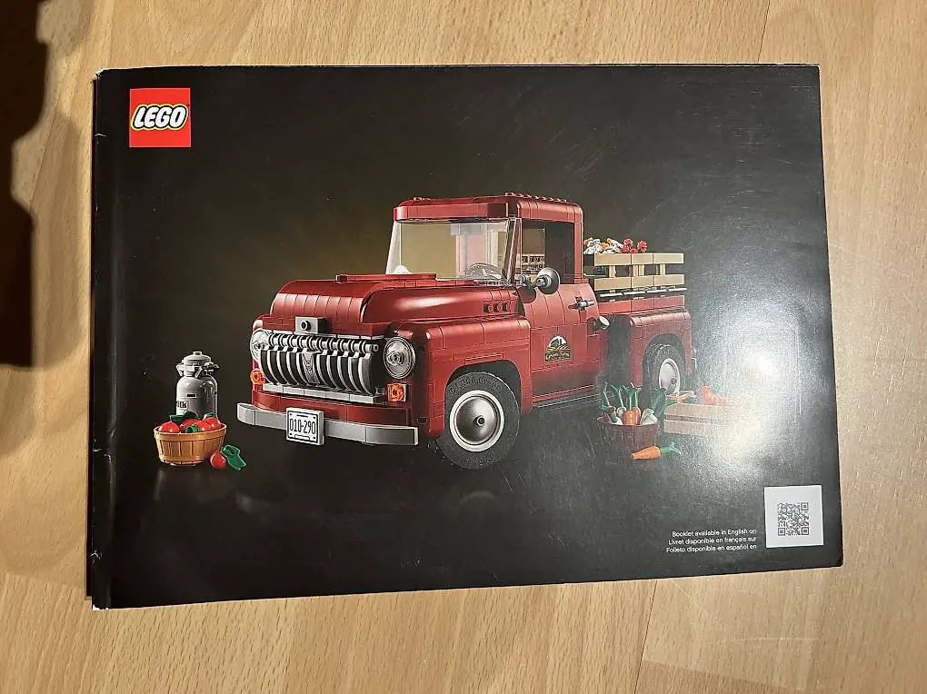 Original Bauanleitung Lego Pickup 10290