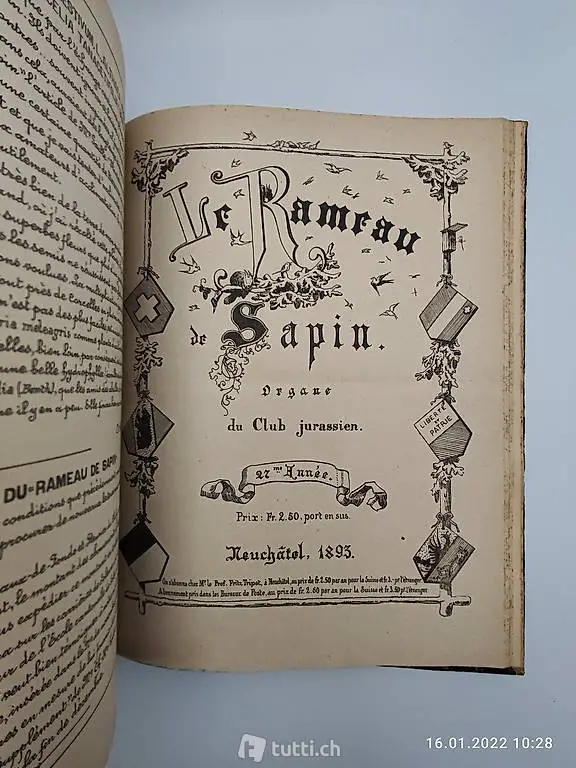 zeitschriften - le rameau de sapin - 1890-1893