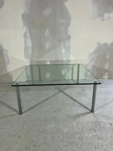 Clubtisch DRAENERT Couchtisch WHY NOT quadratisch Glas Chrom