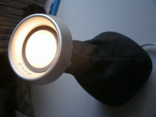 Design Lichtsack mit Ledlampe fürs Nachttischli usw.