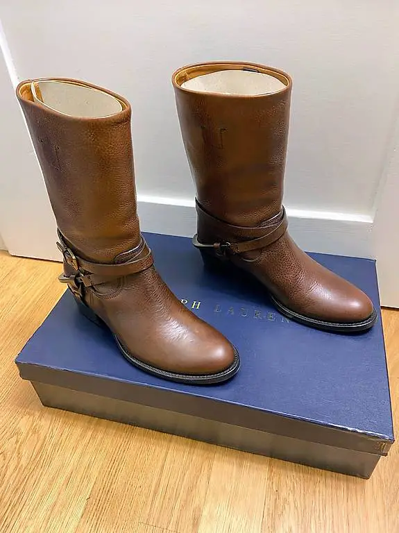Ralph Lauren Reitstiefel aus Leder Gr. 40EU / 9 B US (NEU)