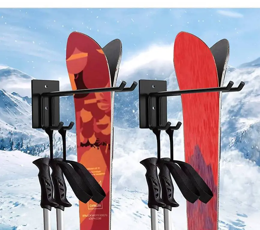 Glensam Ski-Aufbewahrungsregal 2Stk.