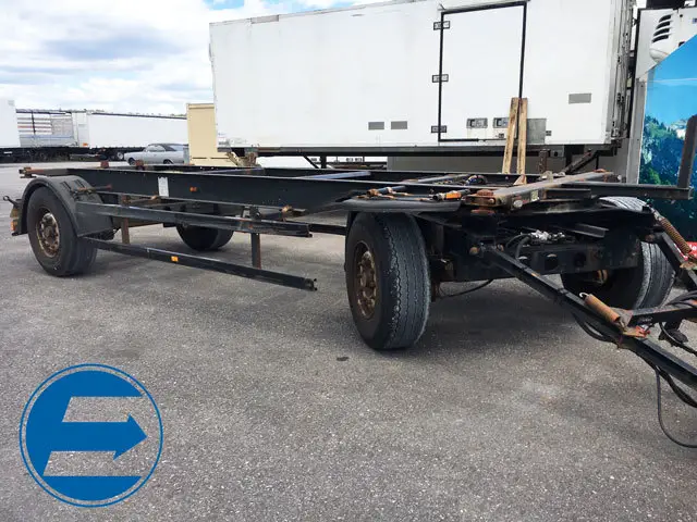 KÖGEL, A 18 Wechselaufbau, Wechselrahmen / Containerchassis