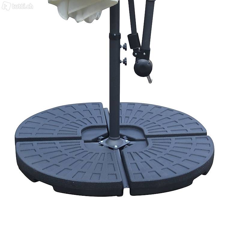  Sockel für Ampelschirme 4-er Set