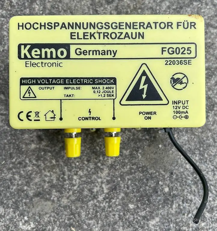 Elektrozaun Hochspannungsgenerator