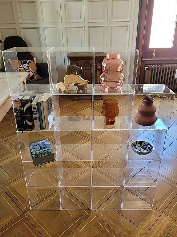 Modulare Acrylglas, Plexiglas Boxen, Regal, Vitrine, Würfel