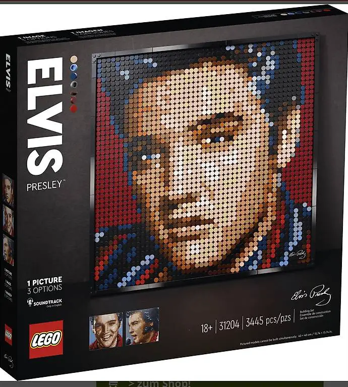 LEGO Art 31204 Elvis Presley? The King Neu & Ovp