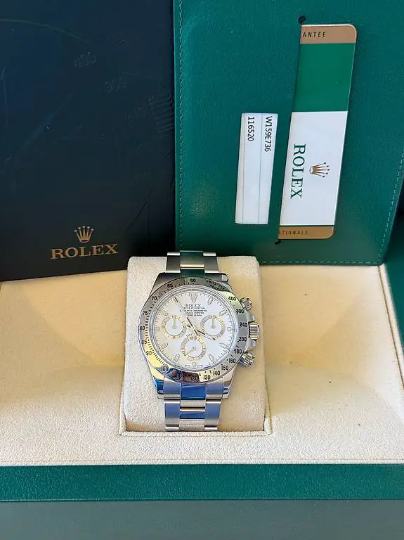 Rolex Daytona acciaio nuovo Referenza 116520