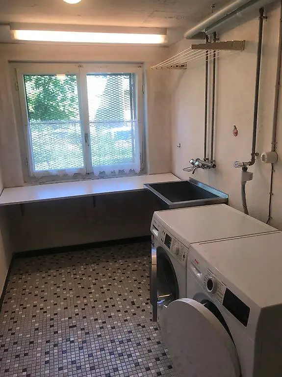 Eigene Waschküche im Parterre ist ein Zimmer mehr