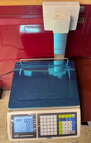 Waage CAS mit Drucker