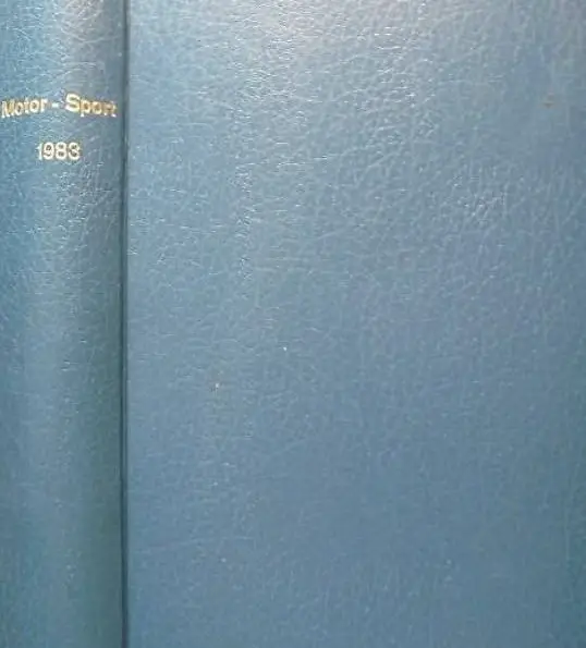 Zeitschrift Motor Sport aktuell - Jahrgang 1983
