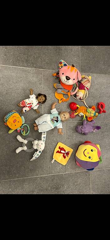 Kuscheltier-Puppen-Set (14-teilig)