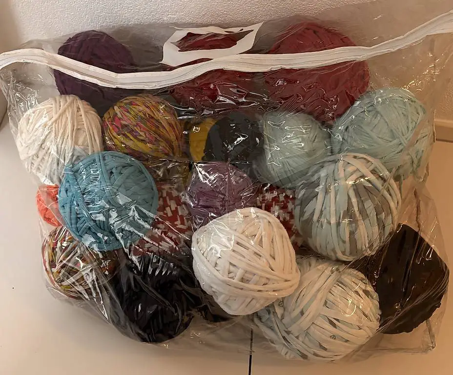 Textilgarn // +9kg filato tessile varie colore