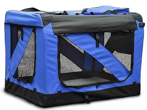 Hundebox faltbar XXXL blau