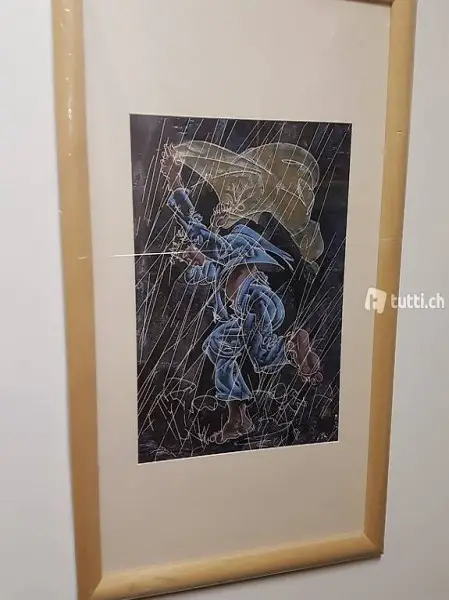  Hans Erni Mann im Regen