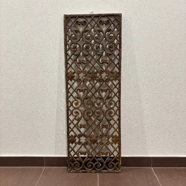 massives tür fenstergitter guss eisen beschläge ornament blume