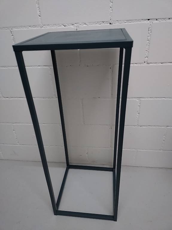 Pflanzenständer / Beistelltisch petrol aus Metall