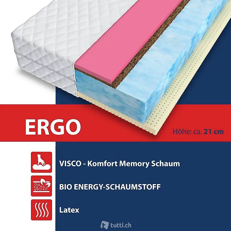  matratze 140x200 - ergo nawapur kokos h2/h4