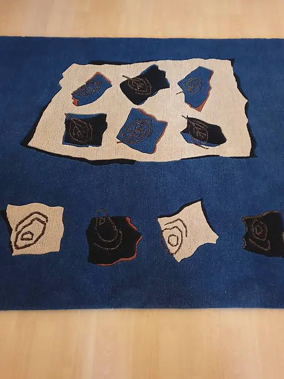 Handgeknüpfter Woll-Teppich (120x180)