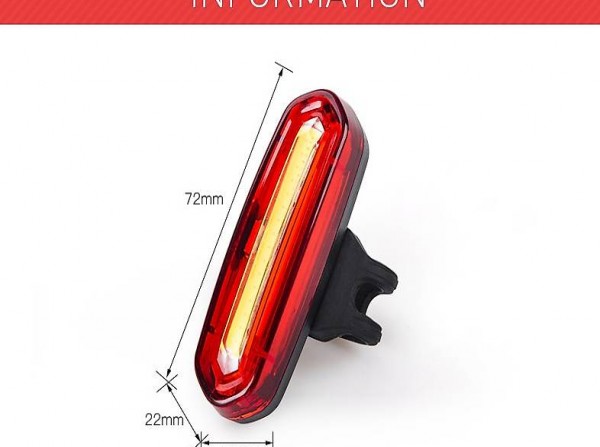  INBIKE Neue Fahrrad Licht Fahrrad Rücklicht USB Aufladbare