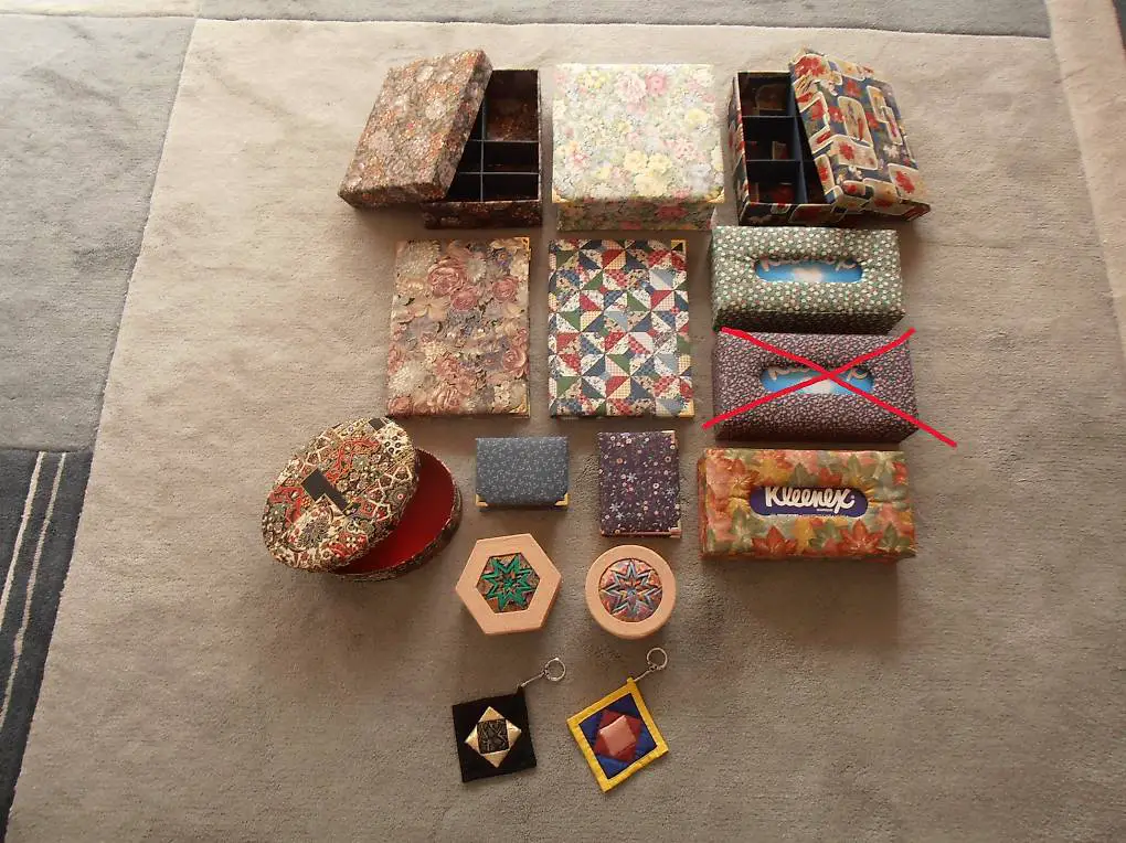 Schreibmappen/Kleenexbox/Serviettenbox/Div.Schachteln (Neu)