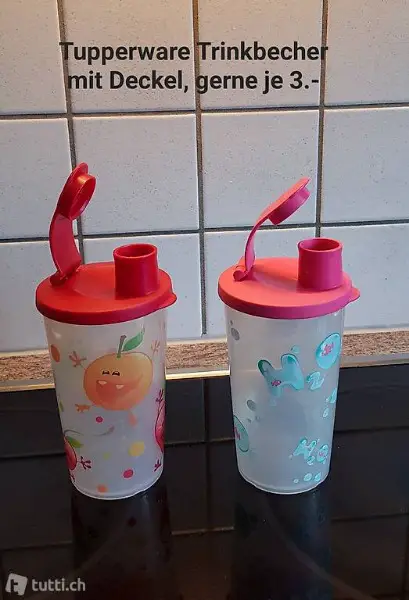 Tupperware - Trinkbecher mit Deckel