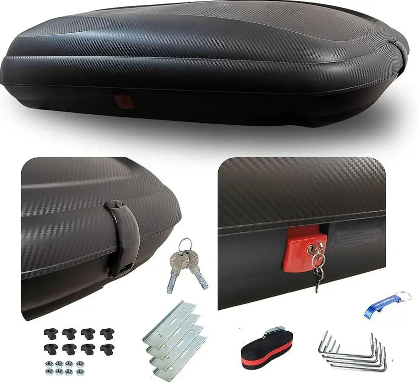 Dachbox Auto VDP-BA480 - Dachkoffer für Auto 480l - Auto Dac