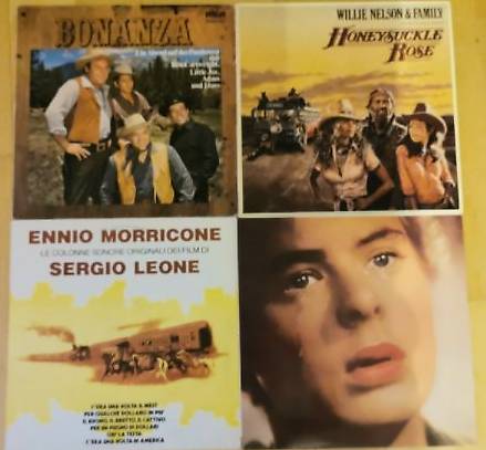 4 original Filmmusik LP"s