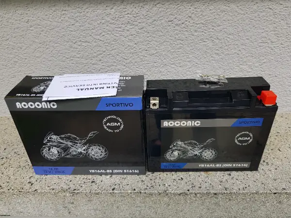 Motorradbatterie Starterbatterie, neu, YB16AL-A2 / YB16AL-BS