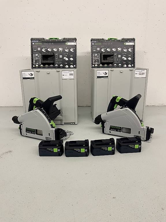 Festool Tauchsäge TSC 55 2x Handkreissäge Neu mit 4xAkku