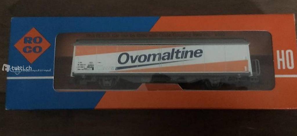 Ovomaltine Güterwagen Roco Spur HO