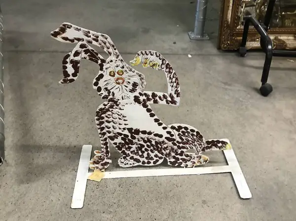 Osterhasen Eisen angerostet