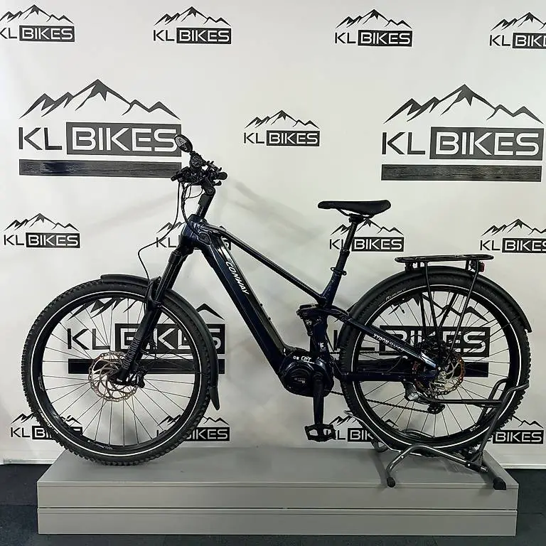 e-bike conway 25km/h | bosch 85nm & 750wh | nur 200km total