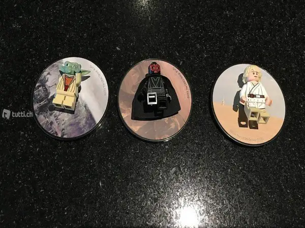 Star Wars 3 runde Magnete