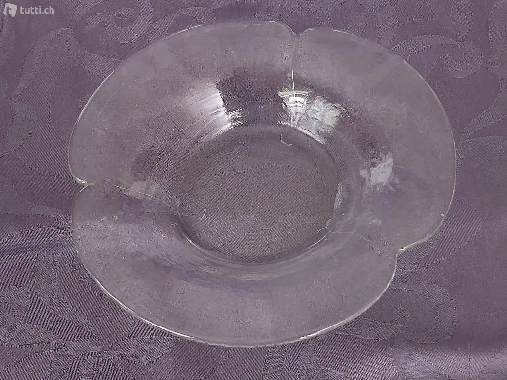 Schale Glasi Hergiswil Glasschale 3-blättrig