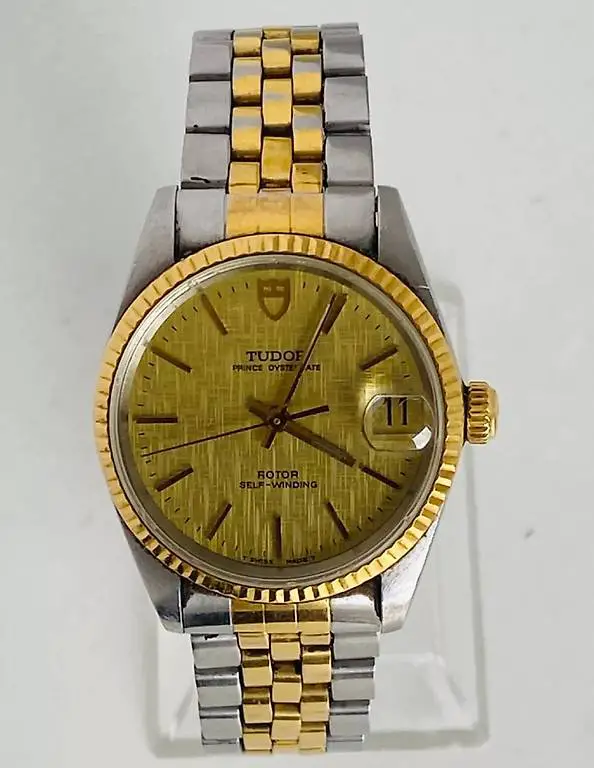 Tudor Prince Oysterdate 72033 Automatikuhr 18KYG/SS