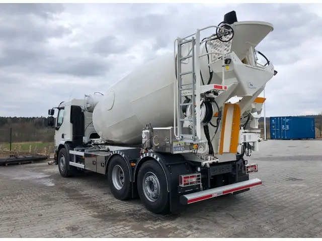 volvo, volvo fe 350 fml 7 m3 rinne 10 m, betonmischer