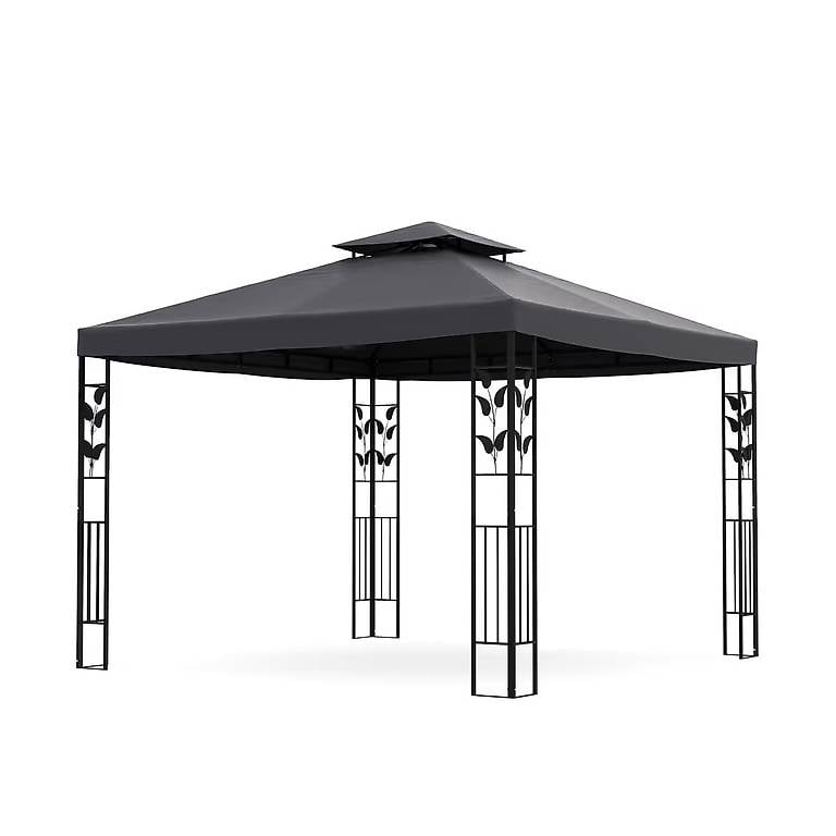 Gartenpavillon ZEN 3 x 3 m anthrazit