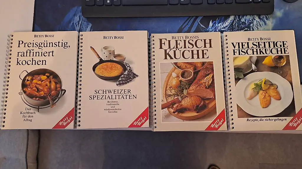 Betty Bossi Kochbücher, Fleisch, Fisch, etc - 11 Stk.