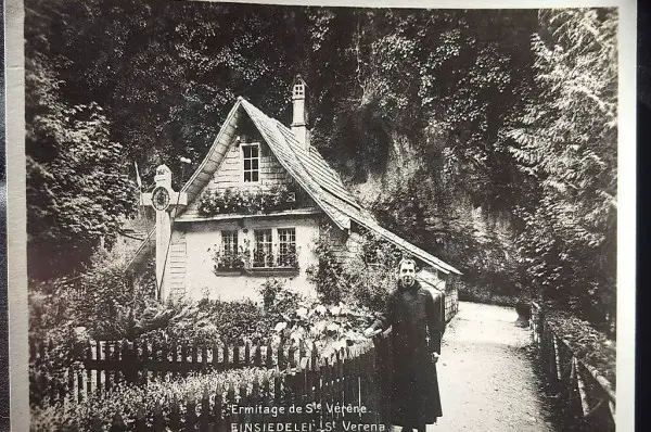 alte Ansichtskarte Verena Schlucht - Einsiedelei 1931