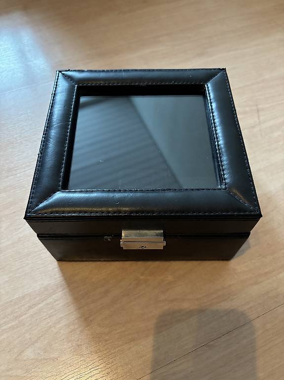 Uhrenbox Kunstleder 6 Uhren