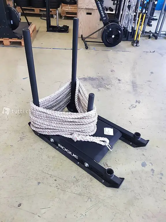  Sled lourde avec corde de tirage