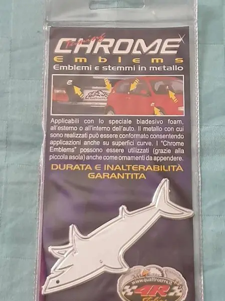  CHROME Emblem für Auto Haifisch