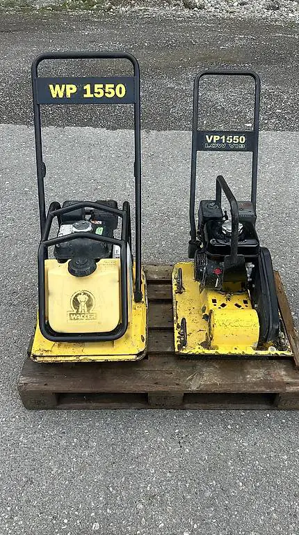 Wacker Rüttelplatte 88kg 2x