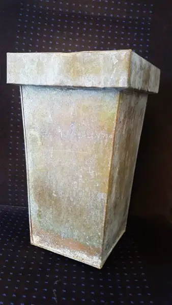 Blumenkübel aus Blech