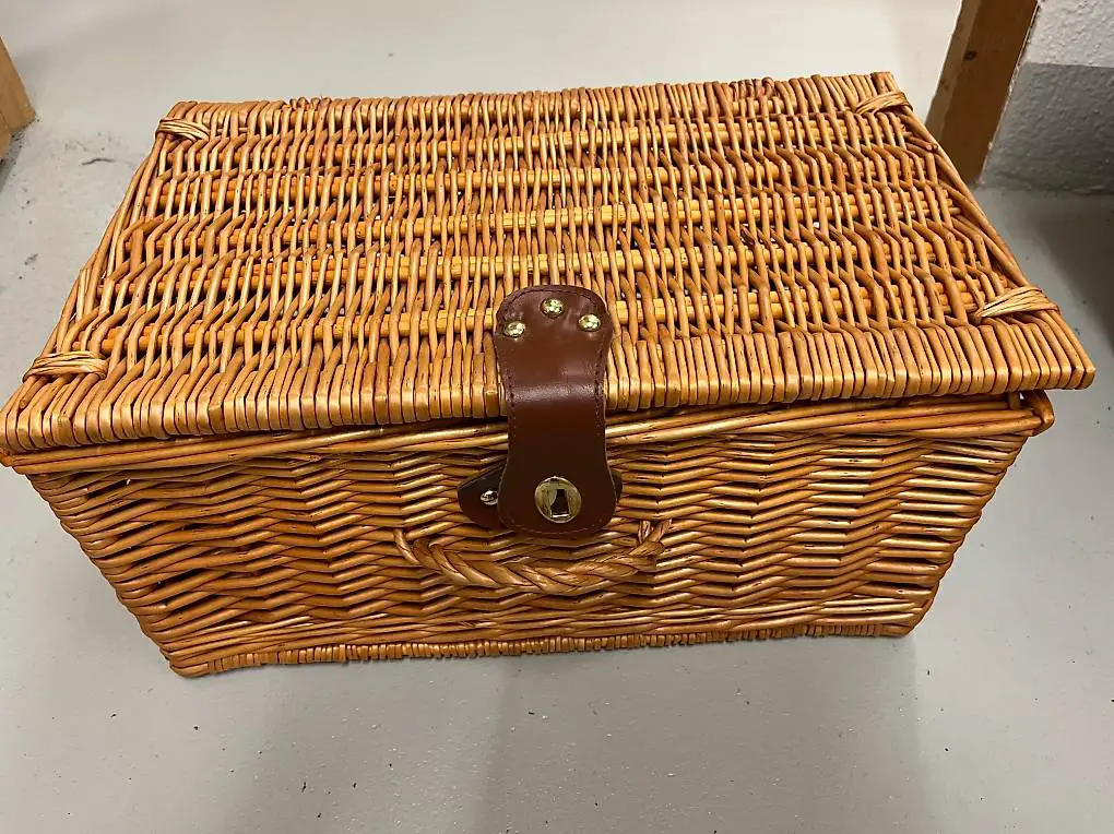 Picknickkorb aus Weide