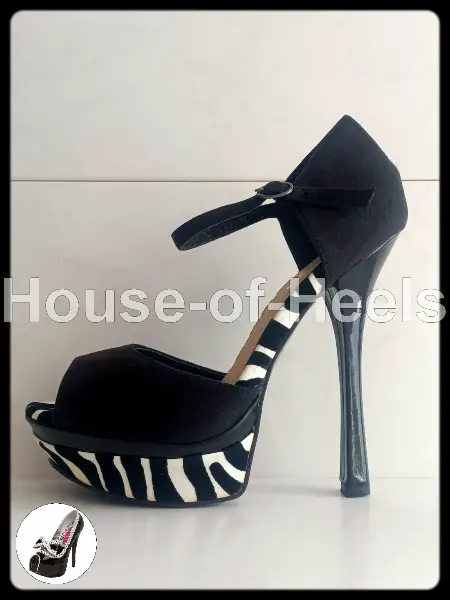 HoH Escarpins Sandales peep-toe Feida 38 talon 15cm plateau 4cm